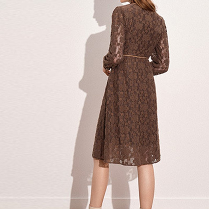 Lace Fabric Dress Polyester Warp Knit for Women's Wear Wholesale Suppl 3
